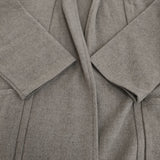 evam eva ショートローブ short robe 定価31900円 E253T186 サイズM ウールカシミヤ コート 25AW グレー レディース エヴァムエヴァ【中古】5-1203T♪