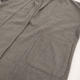 evam eva ショートローブ short robe 定価31900円 E253T186 サイズM ウールカシミヤ コート 25AW グレー レディース エヴァムエヴァ【中古】5-1203T♪