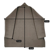 evam eva press wool robe プレスウールローブ 定価46200円 E253K092 サイズM コート 25AW グレー レディース エヴァムエヴァ【中古】5-1203T♪