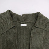 NEPLA. RIB VEST ノースリーブニット リブ プルオーバー ベスト カーキ レディース ネプラ【中古】6-0102T∞