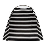 UNITED ARROWS C ボートネック カットソー W 定価11000円 ボーダー 長袖Ｔシャツ カットソー ロンＴ ブラック ホワイト レディース ユナイテッドアローズ【中古】6-0224M♪