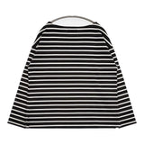 UNITED ARROWS C ボートネック カットソー W 定価11000円 ボーダー 長袖Ｔシャツ カットソー ロンＴ ブラック ホワイト レディース ユナイテッドアローズ【中古】6-0224M♪