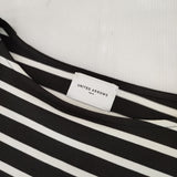 UNITED ARROWS C ボートネック カットソー W 定価11000円 ボーダー 長袖Ｔシャツ カットソー ロンＴ ブラック ホワイト レディース ユナイテッドアローズ【中古】6-0224M♪