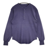 45R/45rpm 丸胴フライスの908レースヘンリー 定価23100円 長袖Ｔシャツ カットソー ロンＴ ネイビー レディース フォーティーファイブアールピーエム【中古】6-0224M♪