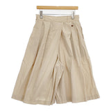 45R/45rpm 先染めダンプのキュロットスカート 定価28600円 キュロット ベージュ レディース フォーティーファイブアールピーエム【中古】6-0224G♪