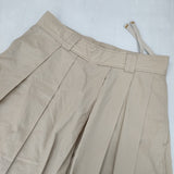 45R/45rpm 先染めダンプのキュロットスカート 定価28600円 キュロット ベージュ レディース フォーティーファイブアールピーエム【中古】6-0224G♪