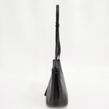 Mimi Berry ミミベリー ショルダーバッグ VAL GRAINY WOMEN 定価40700円 シボ革 ショルダーバッグ ブラック レディース【中古】5-1217G◎