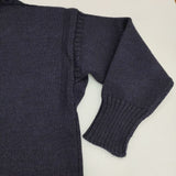 Le Tricoteur イギリス製 ウール ガンジーセーター サイズ38 セーター ニット ネイビー レディース ル・トリコチュール【中古】6-0102T∞