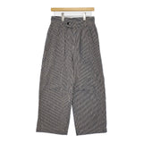 45R/45rpm 麦比古デニムのシャルロットバギー（重） インディゴ ヒッコリー 定価38500円 パンツ ブルー ホワイト レディース フォーティーファイブアールピーエム【中古】5-1203G♪