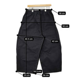 toogood THE ETCHER TROUSER サイズL 定価95700円 オーガニックコットン ワイドイージー パンツ ブラック メンズ トゥーグッド【中古】5-1203G♪