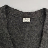 ACNE STUDIOS RAYA MOHAIR PAW15 モヘヤ ロング 羽織 カーディガン チャコールグレー レディース アクネストゥディオズ【中古】6-0105T∞