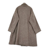 45R/45rpm ラムウールのPコート 定価86900円 サイズ0 ピーコート ブラウン レディース フォーティーファイブアールピーエム【中古】5-1219T♪