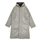 45R/45rpm 7112056 ナイロンの908ダウンコート 定価66000円 サイズ1 フード付き ダウンコート グリーングレー レディース フォーティーファイブアールピーエム【中古】5-1219A△