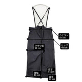ゴーシュ 100/1タイプライター サロペットパンツ 定価26000円 サイズ2 G211-P022 薄手 サロペット ブラック レディース ゴーシュ【中古】6-0329M♪