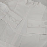 SEEALL SMOKINGシャツ 定価17600円 SAW43 SH305 サイズ38 バックボタン ブラウス シャツ ホワイト レディース シーオール【中古】6-0224M♪