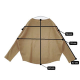 veritecoeur 圧縮ウールラウンドプルオーバー VCC-229 セーター ニット ベージュ レディース ヴェリテクール【中古】6-0102T∞