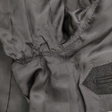 MARGARET HOWELL 578-220111 グレンチェック ウール テーラードジャケット グレー レディース マーガレットハウエル【中古】6-0105T∞