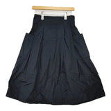 MHL. COTTON CUPURA PLAINWEAVE 595-5132500 定価28930円 サイズ1 スカート 25SS ダークネイビー レディース エムエイチエル【中古】5-1203M♪