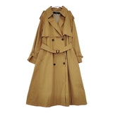 JOURNAL STANDARD フレアドレストレンチコート ベルト付き コットンナイロン コート ブラウン レディース ジャーナルスタンダード【中古】6-0122M∞