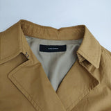 JOURNAL STANDARD フレアドレストレンチコート ベルト付き コットンナイロン コート ブラウン レディース ジャーナルスタンダード【中古】6-0122M∞