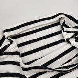 DRESSTERIOR ボートネック 085-14767 ボーダー ワイドシルエット 半袖Ｔシャツ カットソー ホワイト ブラック レディース ドレステリア【中古】6-0514S♪