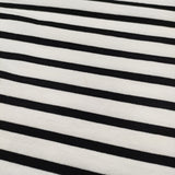 DRESSTERIOR ボートネック 085-14767 ボーダー ワイドシルエット 半袖Ｔシャツ カットソー ホワイト ブラック レディース ドレステリア【中古】6-0514S♪