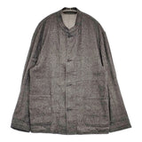 ULTERIOR L/S TWILLL WORK JACKET 定価52800円 ULBS16-FA84M サイズ3 リネンシルク ジャケット グレー メンズ アルテリア【中古】6-0222M♪