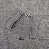 ULTERIOR L/S TWILLL WORK JACKET 定価52800円 ULBS16-FA84M サイズ3 リネンシルク ジャケット グレー メンズ アルテリア【中古】6-0222M♪