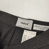 YAECA イージーリブパンツ 13692 パンツ グレー CHARCORL レディース ヤエカ【中古】6-0305G∞