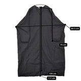 homspun ライトオンスシャンブレープルオーバーワンピース 252-1645 定価31900円 Vネック ワンピース ブラック レディース ホームスパン【中古】5-1203M♪