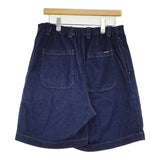 NEST ROBE CONFECT UpcycleLino BASIC 9.5ozデニムイージーショーツ 定価20900円 ショートパンツ ハーフパンツ インディゴ レディース ネストローブコンフェクト【中古】5-1203S♪