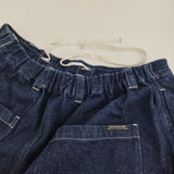 NEST ROBE CONFECT UpcycleLino BASIC 9.5ozデニムイージーショーツ 定価20900円 ショートパンツ ハーフパンツ インディゴ レディース ネストローブコンフェクト【中古】5-1203S♪