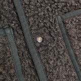 Charpentier de Vaisseau/COLD BREAKER ボア ポーランド製 ベスト チャコールグレー レディース シャルパンティエドゥヴェッソ/コールドブレイカー【中古】6-0122T∞