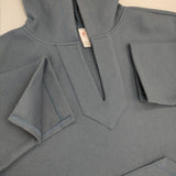 kha:ki BRUSHED MEXICAN PAKER 19FCS181 メキシカン パーカー ブルー レディース カーキ【中古】6-0114T∞