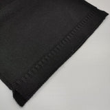 Guernsey Woollens ガンジーセーター イギリス製 ウール セーター ニット ブラック メンズ ガンジーウーレンズ【中古】6-0114T∞