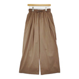JOURNAL STANDARD L'essage タイプライターイージーワイドパンツ 定価17600円 25SS ライトブラウン レディース ジャーナルスタンダードレサージュ【中古】5-1203M♪