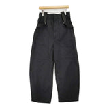 JOURNAL STANDARD L'essage サスペンダーパンツ サイズ36 定価26400円 25SS ブラック レディース ジャーナルスタンダードレサージュ【中古】5-1203G♪