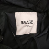 JOURNAL STANDARD L'essage サスペンダーパンツ サイズ36 定価26400円 25SS ブラック レディース ジャーナルスタンダードレサージュ【中古】5-1203G♪