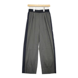 ASTRAET CU/N サテン ソクショウ ワイドパンツ 定価27500円 サイズ0 パンツ ダークグレー レディース アストラット【中古】6-0329M♪