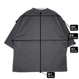 JANE SMITH 23SCT-#672L-LE コットン 半袖Ｔシャツ カットソー チャコールグレー レディース ジェーン スミス【中古】6-0613S∞