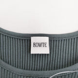 BOWTE バウト 新品 24SS HIGH TWIST COTTON RIB TUNK TOP 定価13200円 コットン タンクトップ グリーン レディース【中古】6-0430S◎