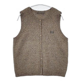 Mademoiselle NONNON ノースリーブニット ウール ベスト グレー ミックス レディース マドモアゼルノンノン【中古】6-0114T∞