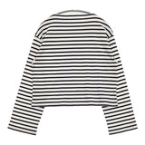 ORCIVAL ワイドボートネックプルオーバー OR-C0211 長袖Ｔシャツ カットソー ロンＴ ホワイト ネイビー レディース オーシバル/オーチバル【中古】6-0305M∞