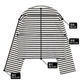 ORCIVAL ワイドボートネックプルオーバー OR-C0211 長袖Ｔシャツ カットソー ロンＴ ホワイト ネイビー レディース オーシバル/オーチバル【中古】6-0305M∞