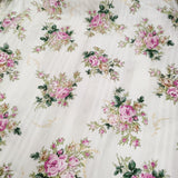 leur logette 未使用 3ET DEMI別注 Flower dress フラワードレス キャズエドゥミ 花柄 定価86900円 ワンピース オフホワイト レディース ルール ロジェット/ルル ロジェッタ【中古】5-1203M♪