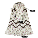 leur logette 未使用 3ET DEMI別注 Flower dress フラワードレス キャズエドゥミ 花柄 定価86900円 ワンピース オフホワイト レディース ルール ロジェット/ルル ロジェッタ【中古】5-1203M♪