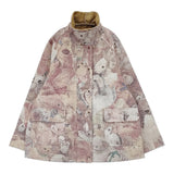 yukiemon 未使用 こども部屋デニムカバーオール 定価61600円 サイズ3L ジャケット 2025 ベージュ ピンク レディース ユキエモン【中古】5-1203M♪