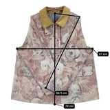 yukiemon 未使用 こども部屋デニムカバーオール 定価61600円 サイズ3L ジャケット 2025 ベージュ ピンク レディース ユキエモン【中古】5-1203M♪