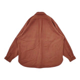 THE SHINZONE SHIRTS JACKET シャツジャケット 23AMSBL03 コットン ジャケット 23AW ブラウン系 レディース シンゾーン【中古】6-0122T∞