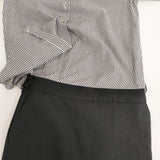 Deuxieme Classe ドッキング ストライプ サイズ38 ワンピース ブラック ホワイト レディース ドゥーズィエムクラス【中古】5-1222T◎